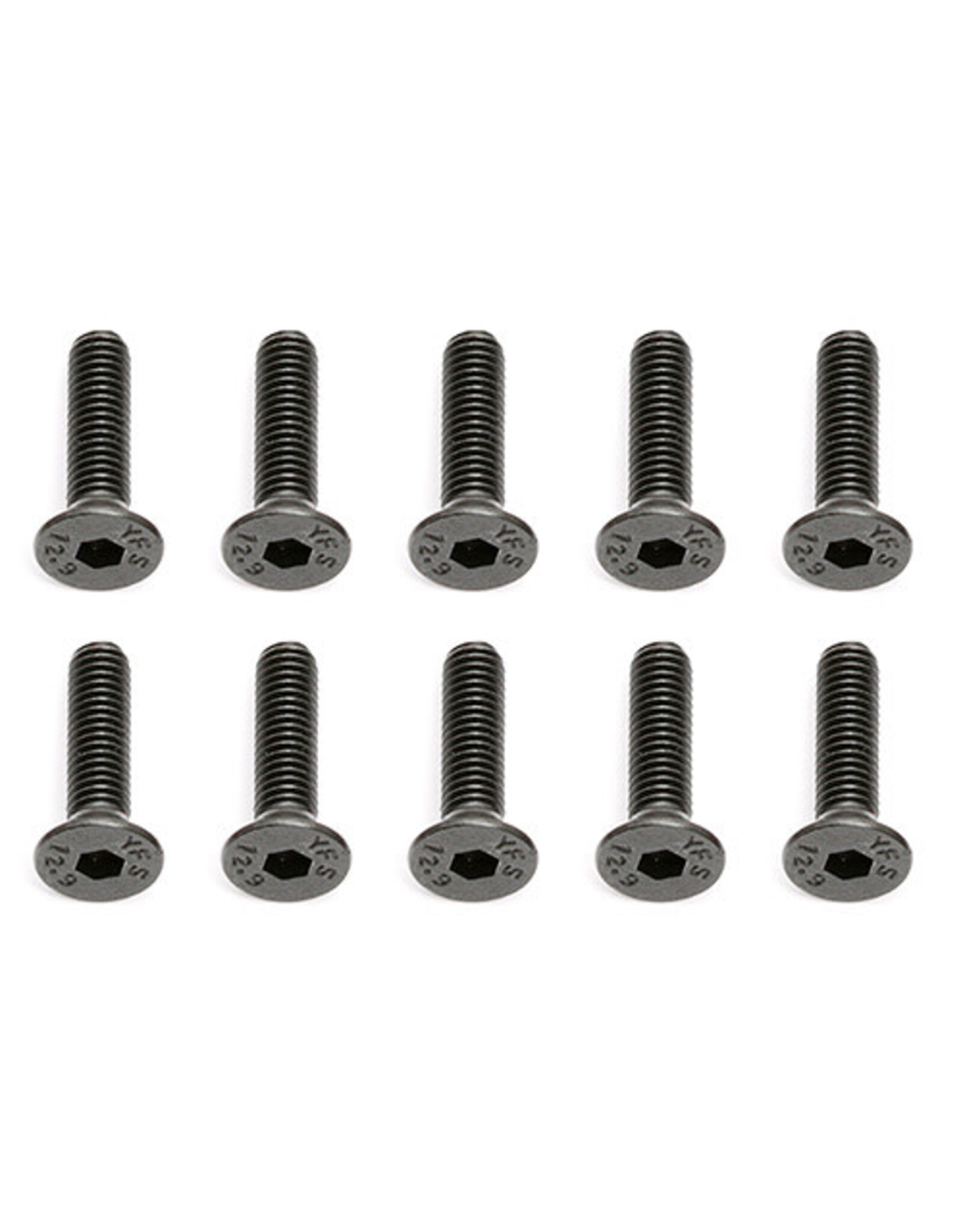 Team Associated M3x12mm Flat Head Hex Screw: MGT