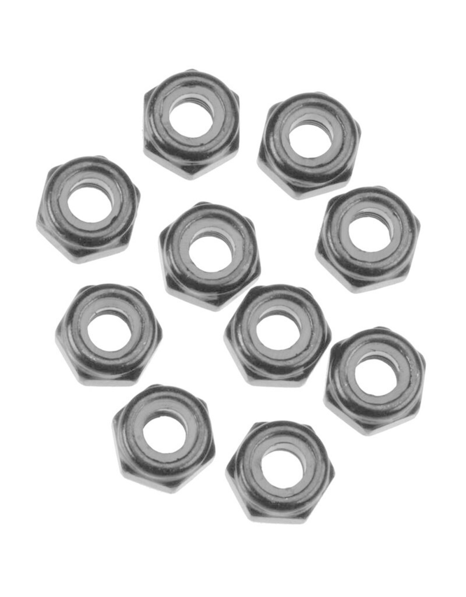 Axial Nylon Locking Hex Nut M3 Black (10)