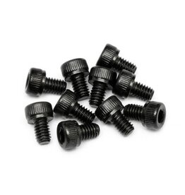 HPI Racing Cap Head Screw, M4X6mm, Hex Socket, (10pcs)