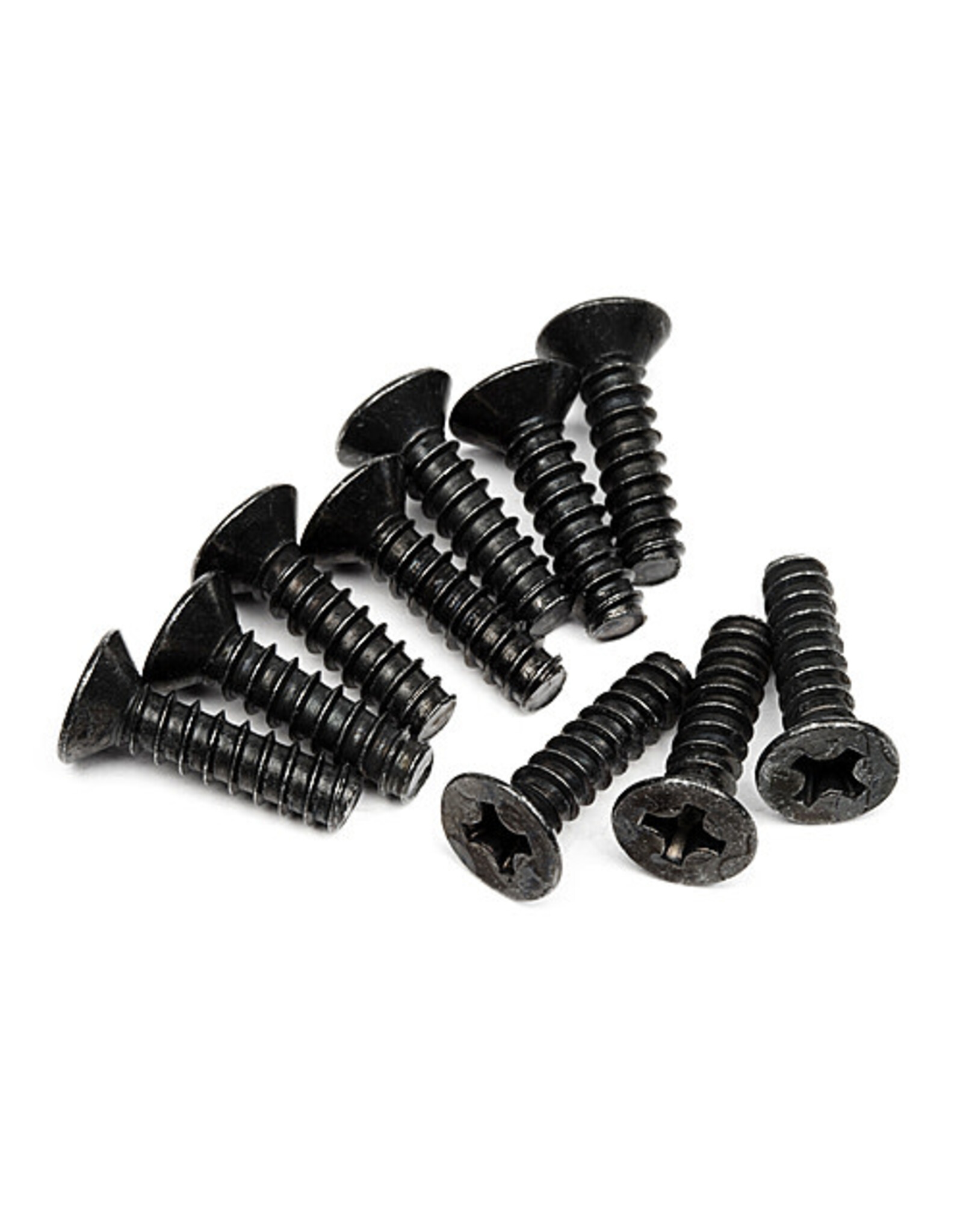 HPI Racing TP Flat Head Screw, M3X12mm, (10pcs)
