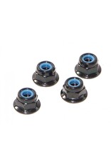 HPI Racing Flanged Lock Nut, M4, (4pcs)