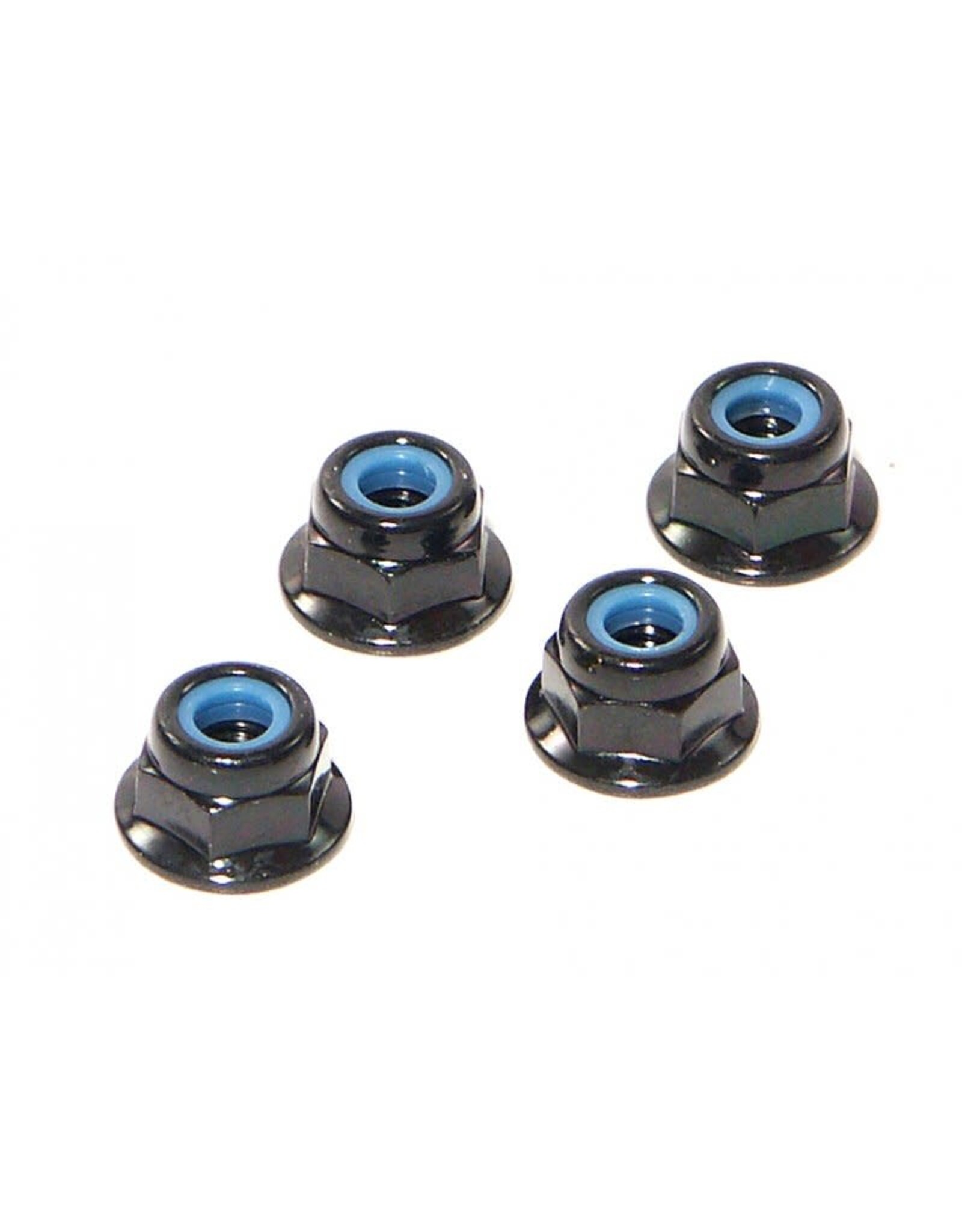 HPI Racing Flanged Lock Nut, M4, (4pcs)