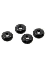 JConcepts 8/32" Off-Road Serrated Thin-Pattern Wheel Nuts-Black