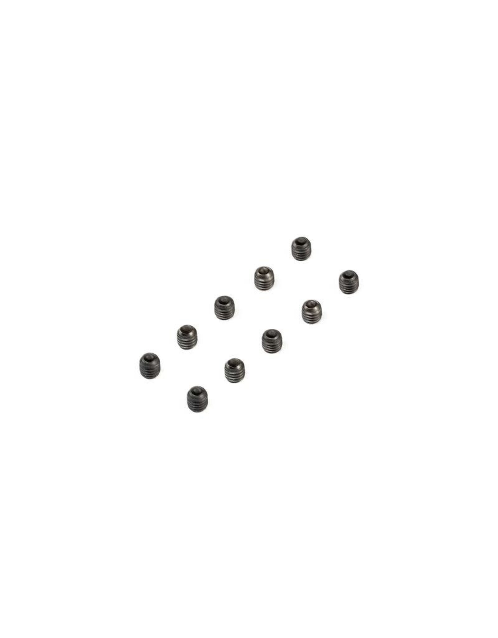 Losi Set Screws, M3x4mm Cup Point (10)