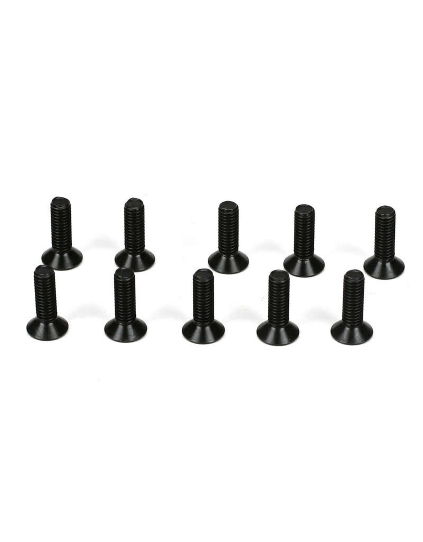 Team Losi Racing Flathead Screws, M3 x 10mm (10)