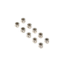 Team Losi Racing Nylock Nut, M4 (10)