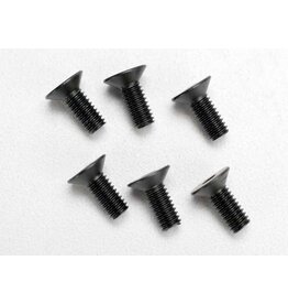 Traxxas 4x10mm Flat Head Screws (6)