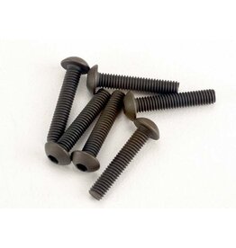 Traxxas 3x15mm Button Head Screws (Hex Drive)(6)