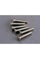 Traxxas 3x15mm Flat Head Machine Screw (6)