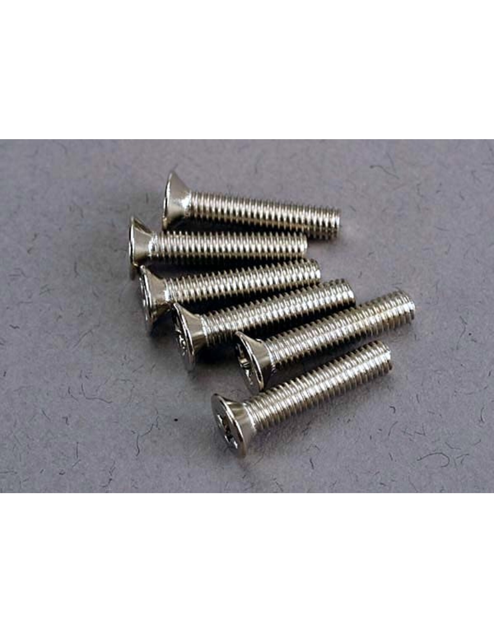 Traxxas 3x15mm Flat Head Machine Screw (6)