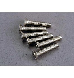 Traxxas 3x15mm Flat Head Machine Screw (6)