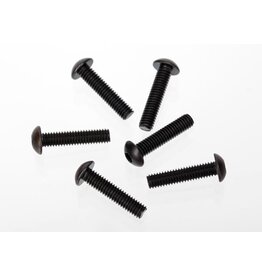 Traxxas Screws, 4x18mm Button-Head Machine (Hex Drive) (6)