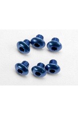 Traxxas 4x4mm Aluminum Button Head Screws (Blue) (6)