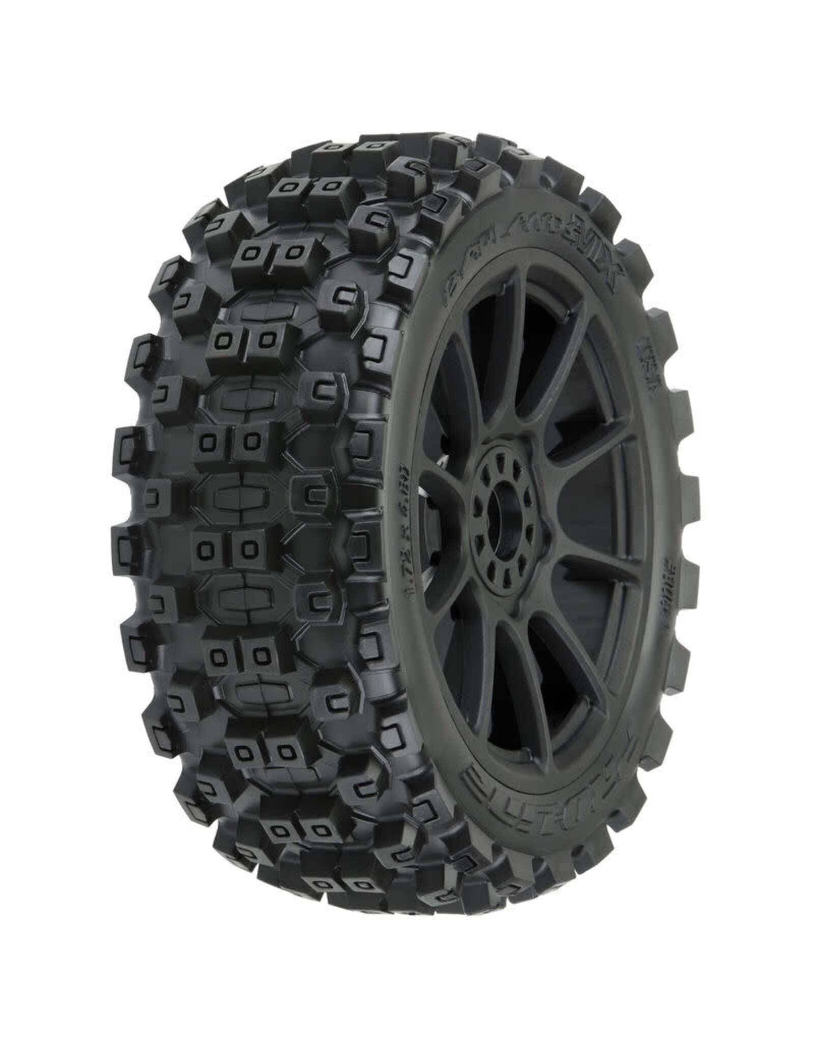 Pro-Line Badlands MX M2 1/8 MTD Mach 10 Black Wheels F/R