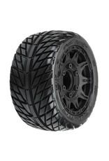 Pro-Line Street Fighter LP 2.8" Street Tires Mtd on Raid Black 6x30 Fr/Re