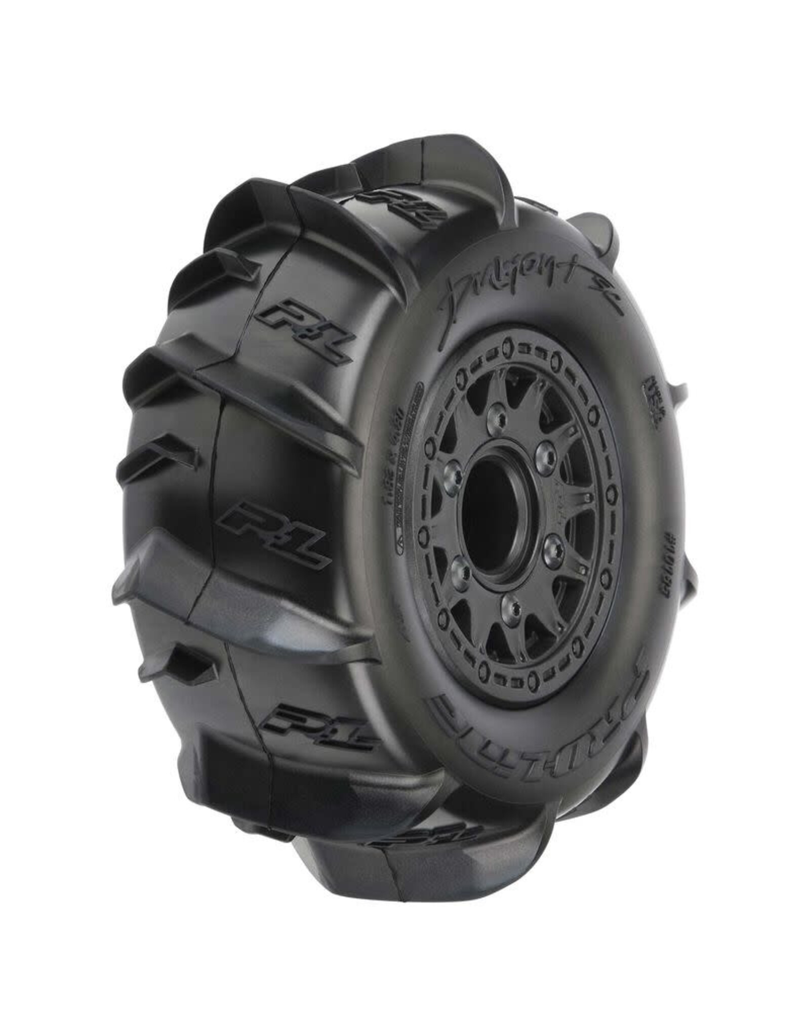 Pro-Line PRO1190-10Dumont Paddle SC 2.2"/3.0" MTD Raid Blk F/R