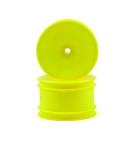 Team Associated Buggy Rear Hex Wheels, yellow