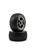 Traxxas Traxxas Tires & Whls (Tracer 2.2" Blk Chrme Whls/Alias tires)(2)