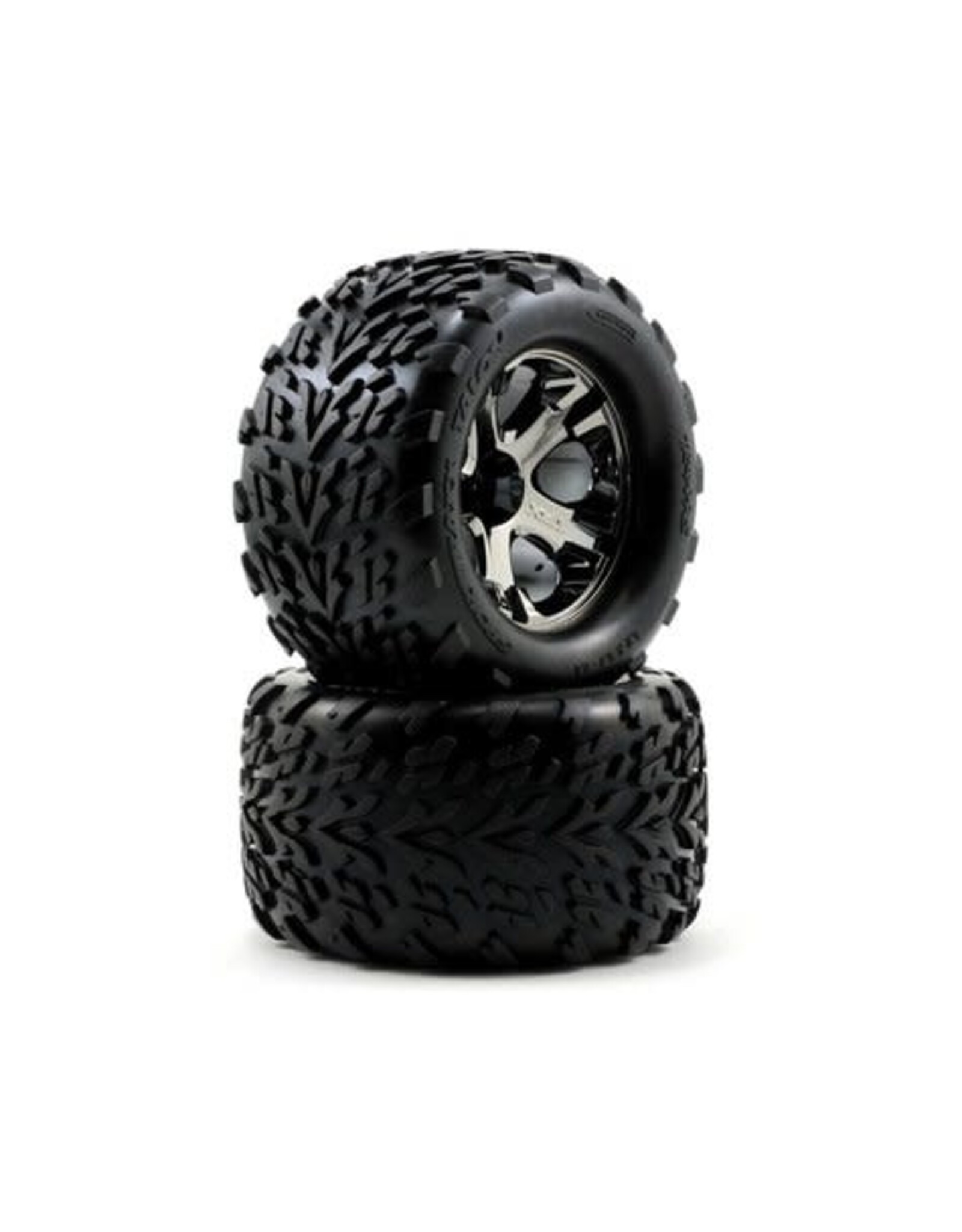 Traxxas Traxxas Talon 2.8" Front Tires w/All-Star Wheels (2)(Blk Chrme)