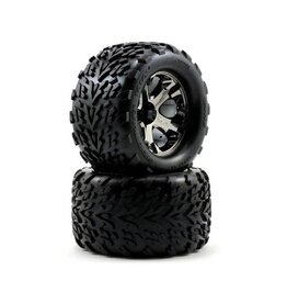 Traxxas Traxxas Talon 2.8" Front Tires w/All-Star Wheels (2)(Blk Chrme)