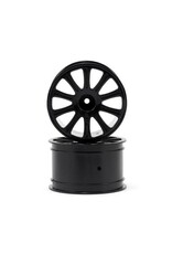 JConcepts JConcepts Rulux - 1/16th E-Revo Wheel 2.2" Black (2)