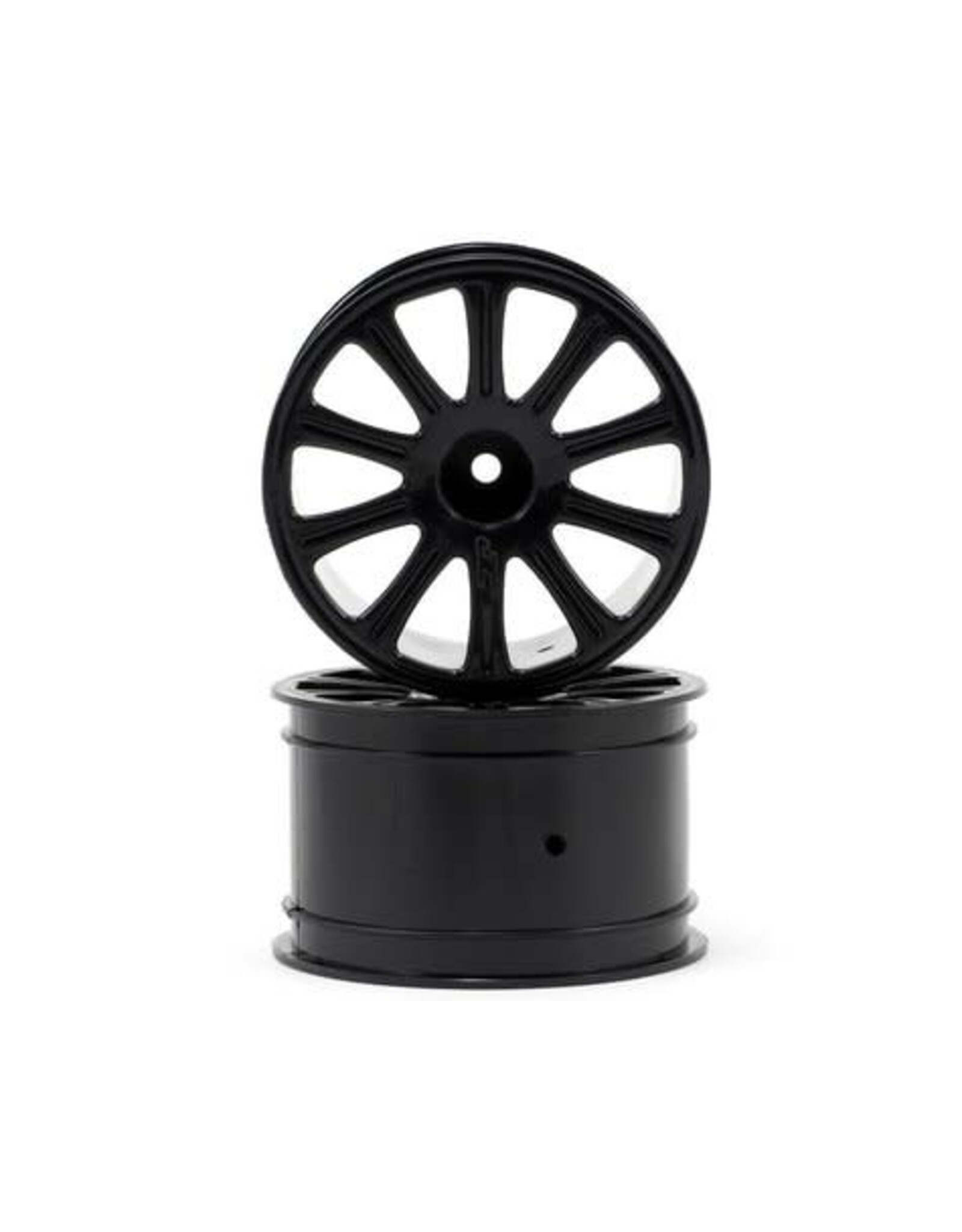 JConcepts JConcepts Rulux - 1/16th E-Revo Wheel 2.2" Black (2)