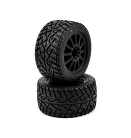 JConcepts JConcepts G-Locs - yellow compound - black wheel (pre-mounted)