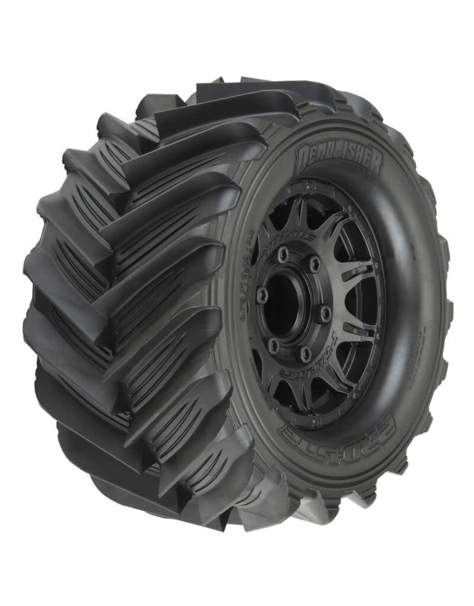 Pro-Line 1/10 Demolisher F/R 2.8" MT MTD 12mm Blk Raid (2)