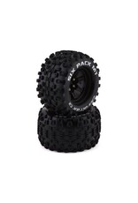 Duratrax Six Pack MT 2.8 Mounted Black 14mm Hex (2)