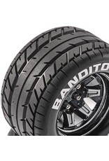 Duratrax Bandito MT 2.8 Mounted Blck Chrome 14mm Hex(2)