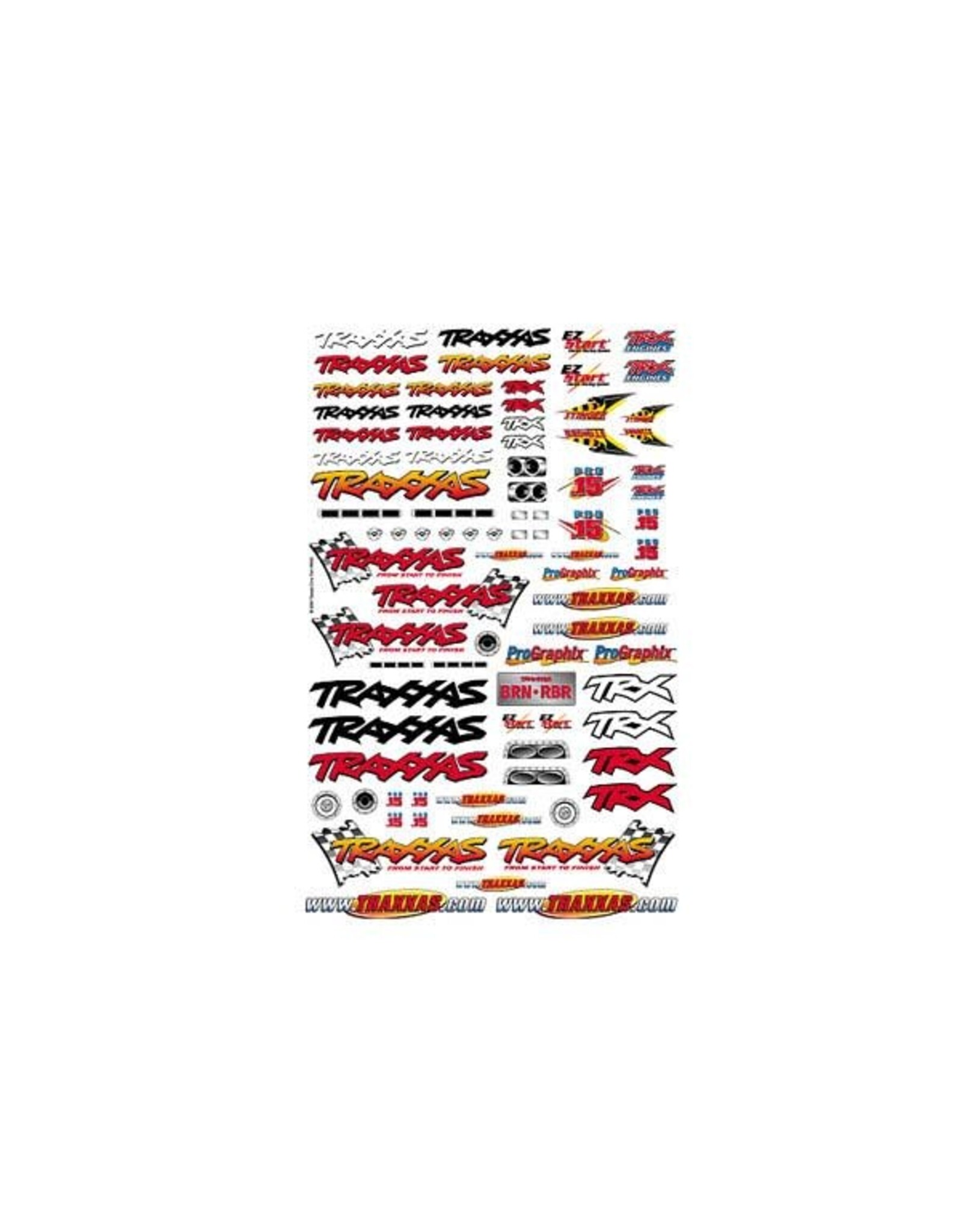 Traxxas Traxxas Official Team Racing Decal Set (Flag Logo/6-Color)