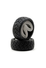 HPI Racing X Pattern Radial Tire, D Compound, 26mm, (2pcs), 1/10th On-Road Cars