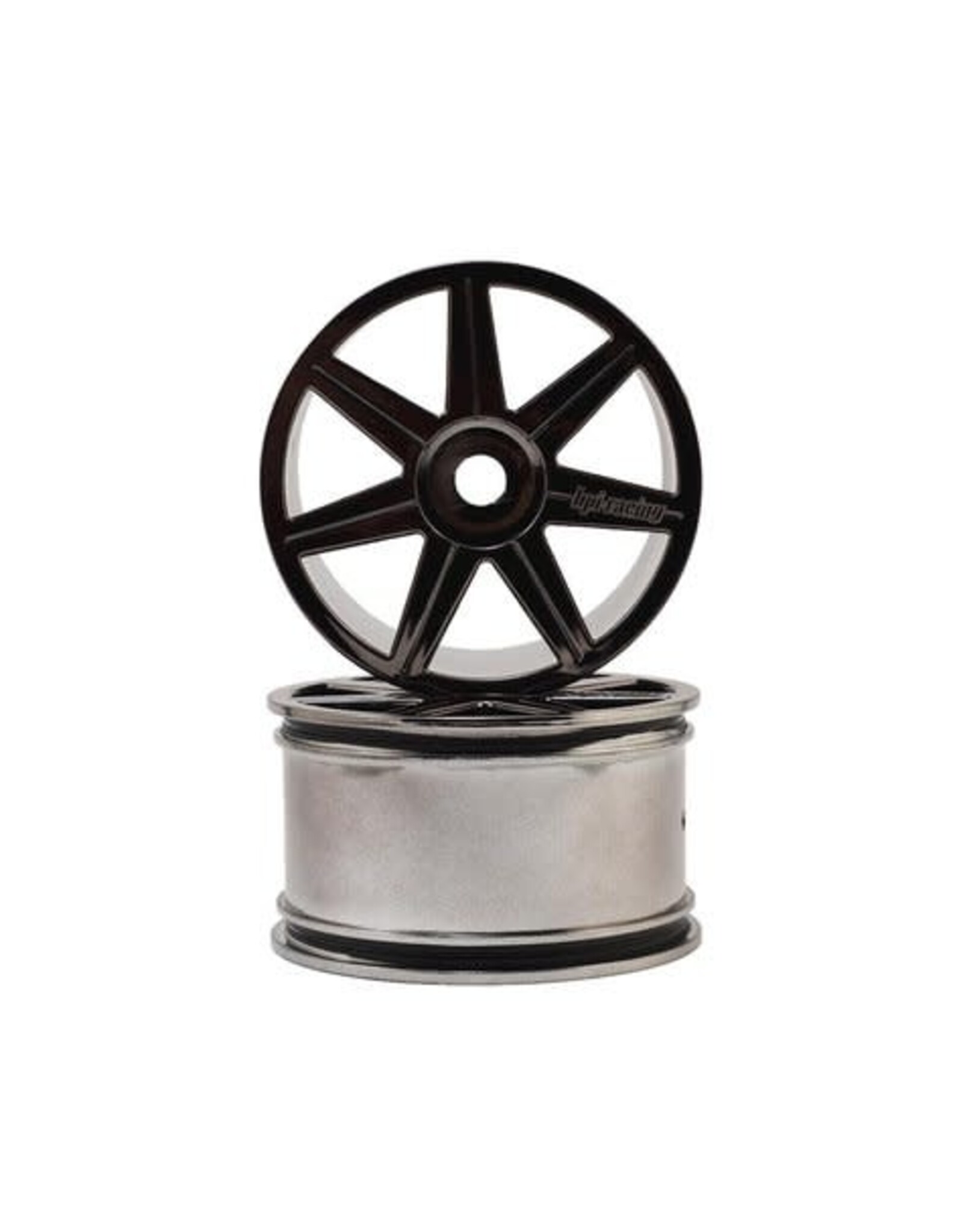 HPI Racing 7 Spoke Black Chrome Trophy Truggy Wheels
