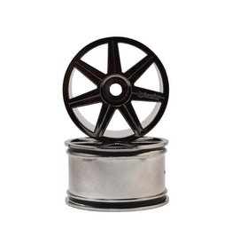 HPI Racing 7 Spoke Black Chrome Trophy Truggy Wheels