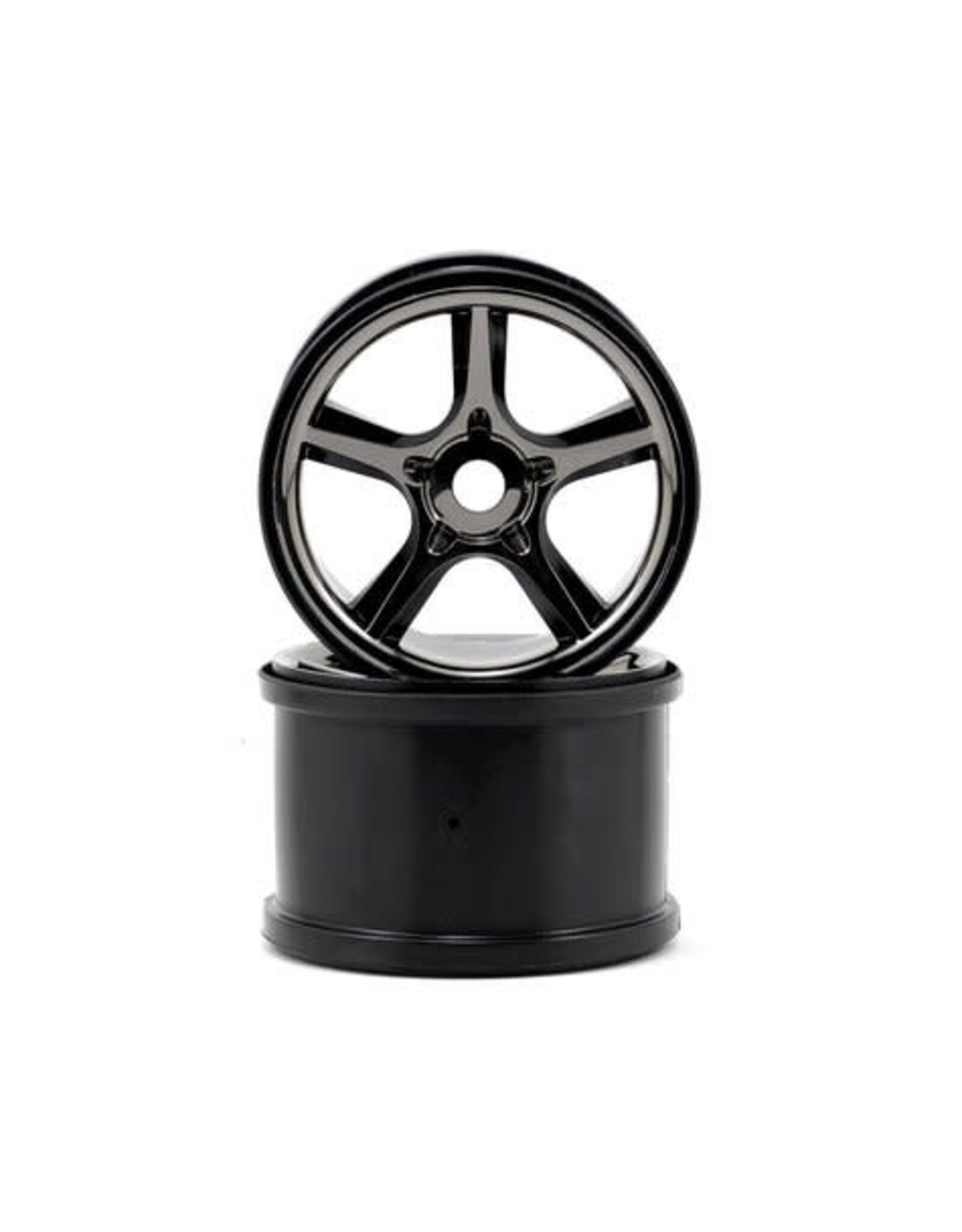 Traxxas Wheels, Gemini 3.8" (Black Chrome) (2) (Use With 17mm Sp