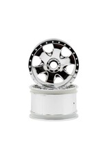 HPI Racing HPI Warlock Spoked Standard Offset 17mm Monster Truck Wheels (2) (Chrome)
