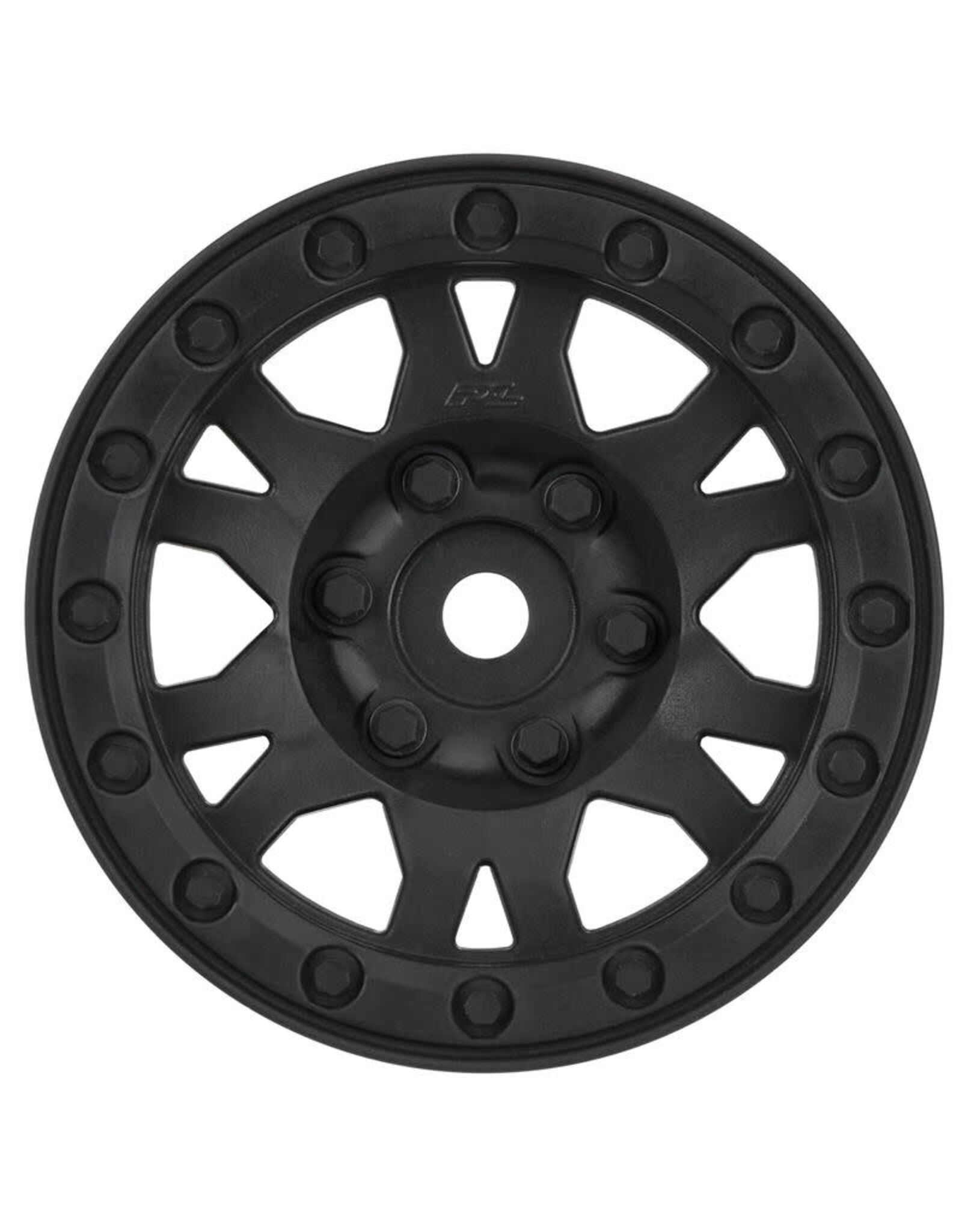Pro-Line Fr, R Impulse 1.9 Blk Plastic Bead-Loc Whl:Crawler
