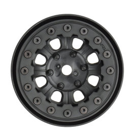 Pro-Line 1/10 Denali Front/Rear 1.9" 12mm Rock Crawler Wheels (2) Black/Black
