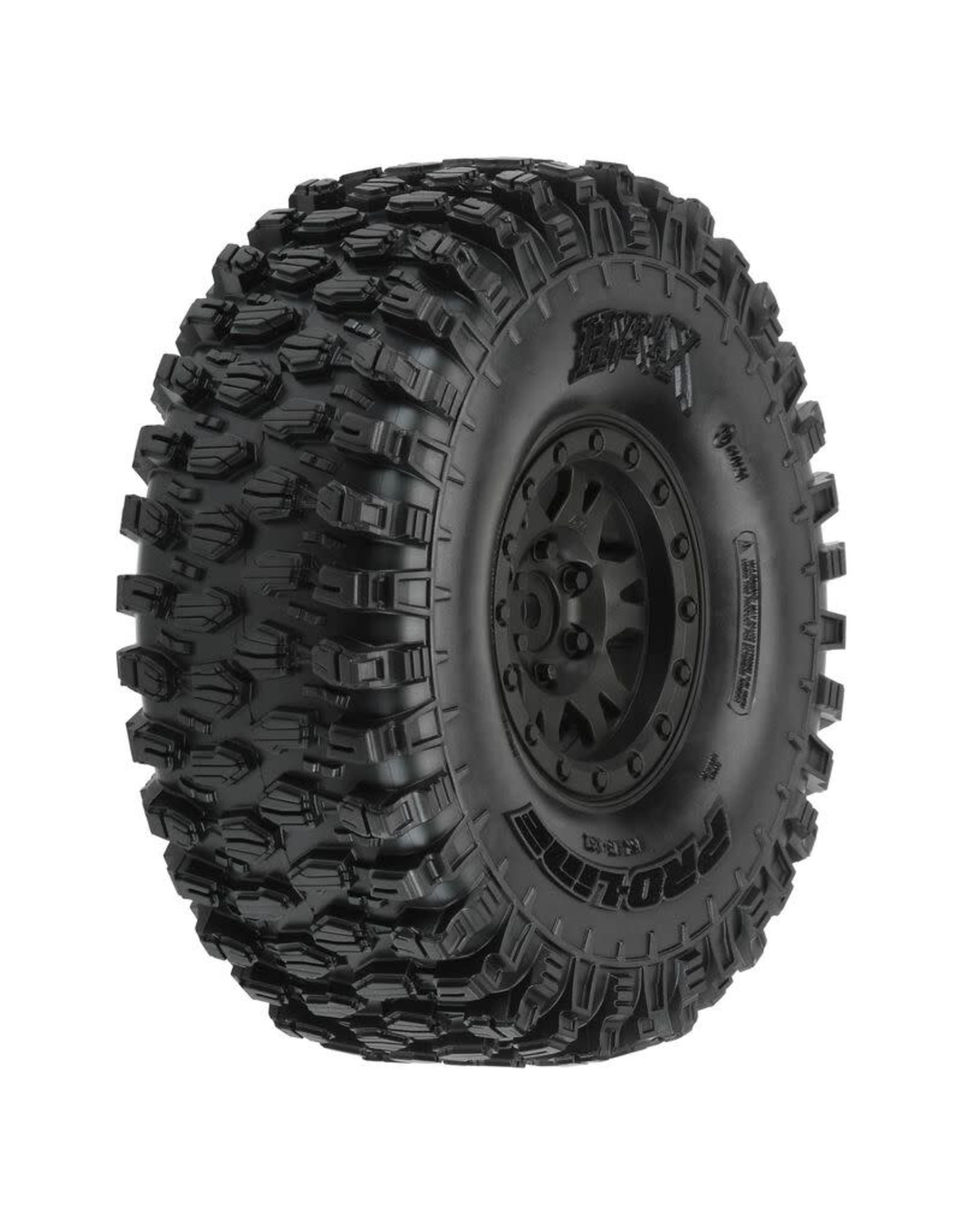 Pro-Line Hyrax 1.9 G8 Mtd Impulse Black Whls (2)