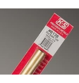 K&S Engeering 15/32 OD x 12" Round Brass Tube