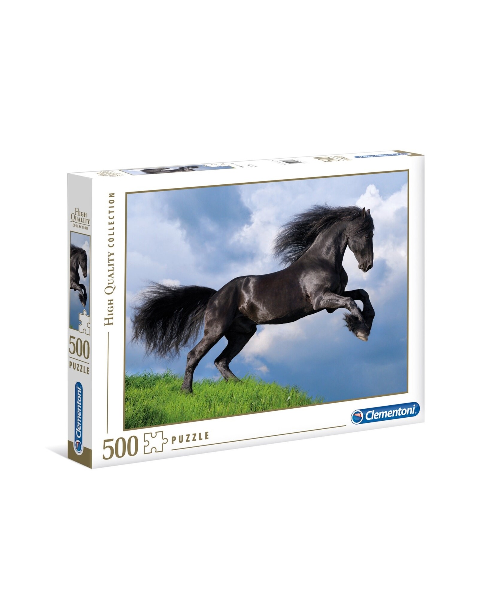 Clementoni Fresian black horse