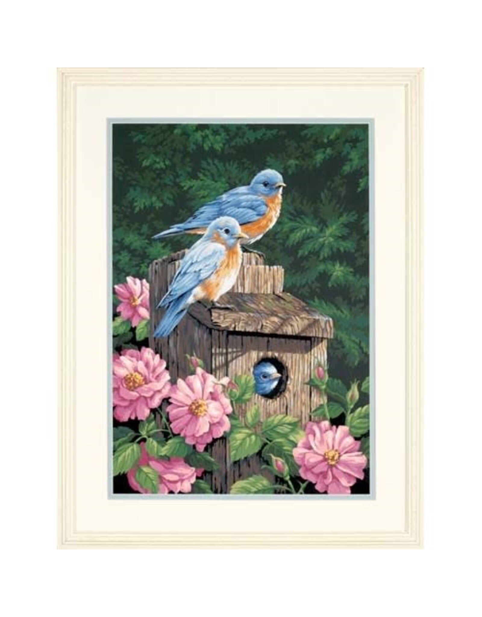 Dimensions GARDEN BLUEBIRDS, 14x20