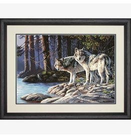 Dimensions GRAY WOLVES, 20x14