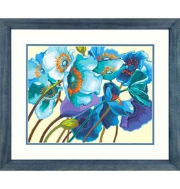 Dimensions BLUE POPPIES, 14x11