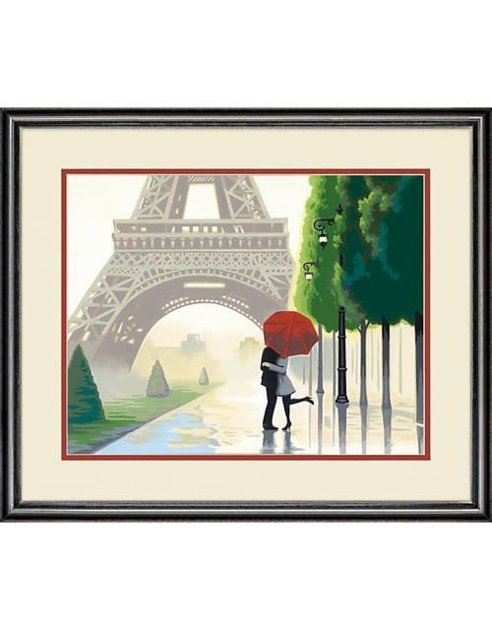 Dimensions PARIS ROMANCE, 14x11"