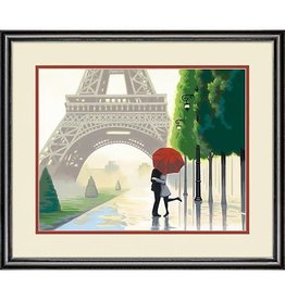 Dimensions PARIS ROMANCE, 14x11"