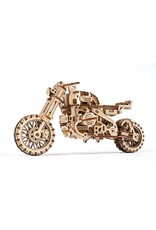 Ugears Scrambler UGR-10 with sidecar - 380 pieces