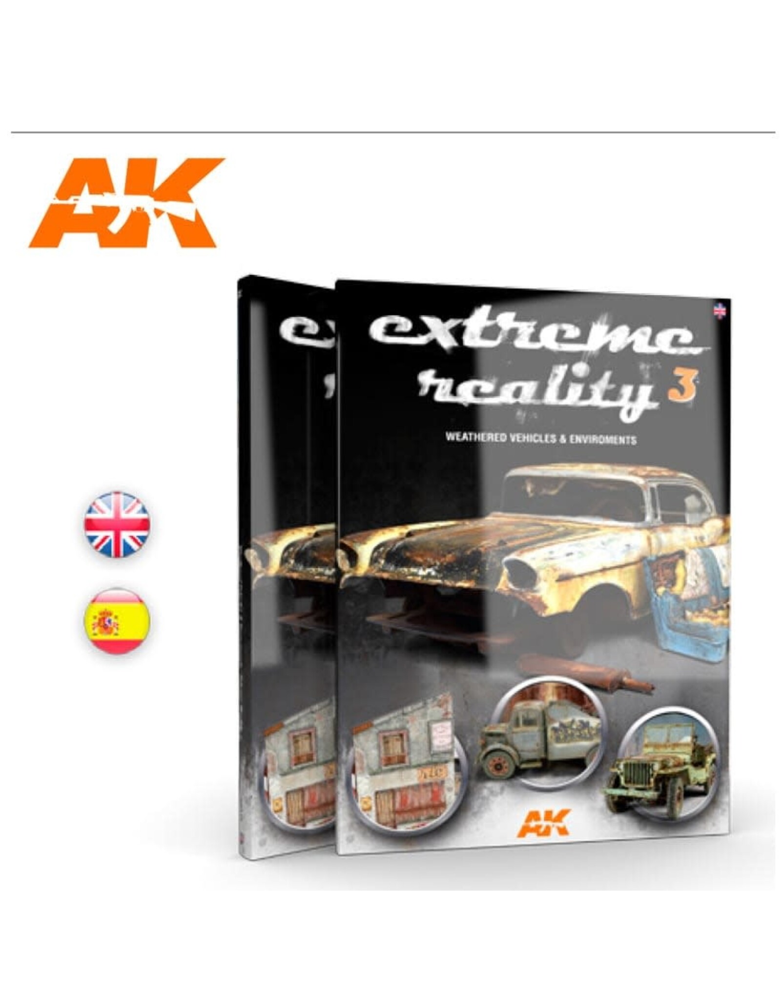 AK Interactive Extreme Reality 3 Weathered vehicles and environments English