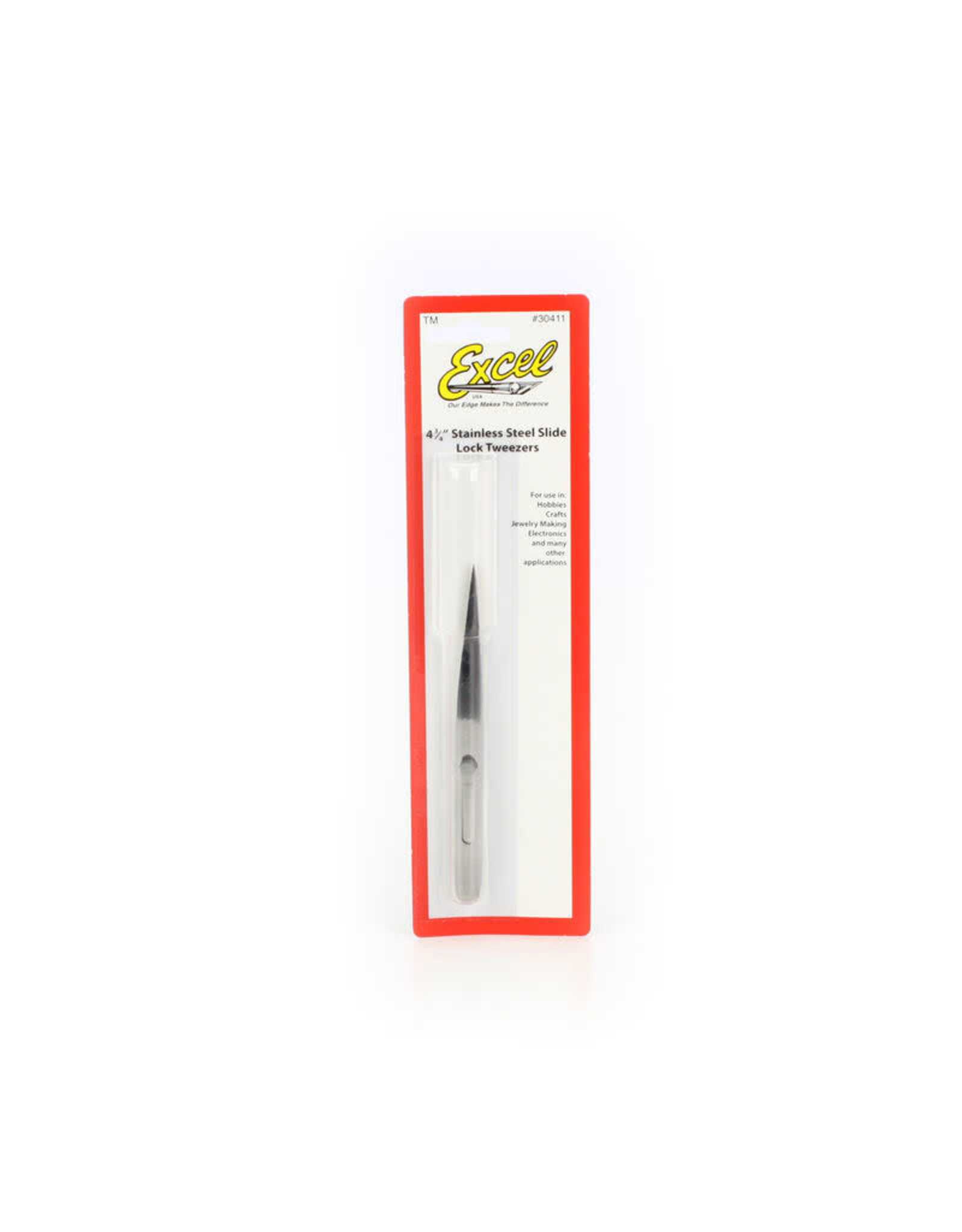 Excel SS Tweezer,4-3/4" CSlide