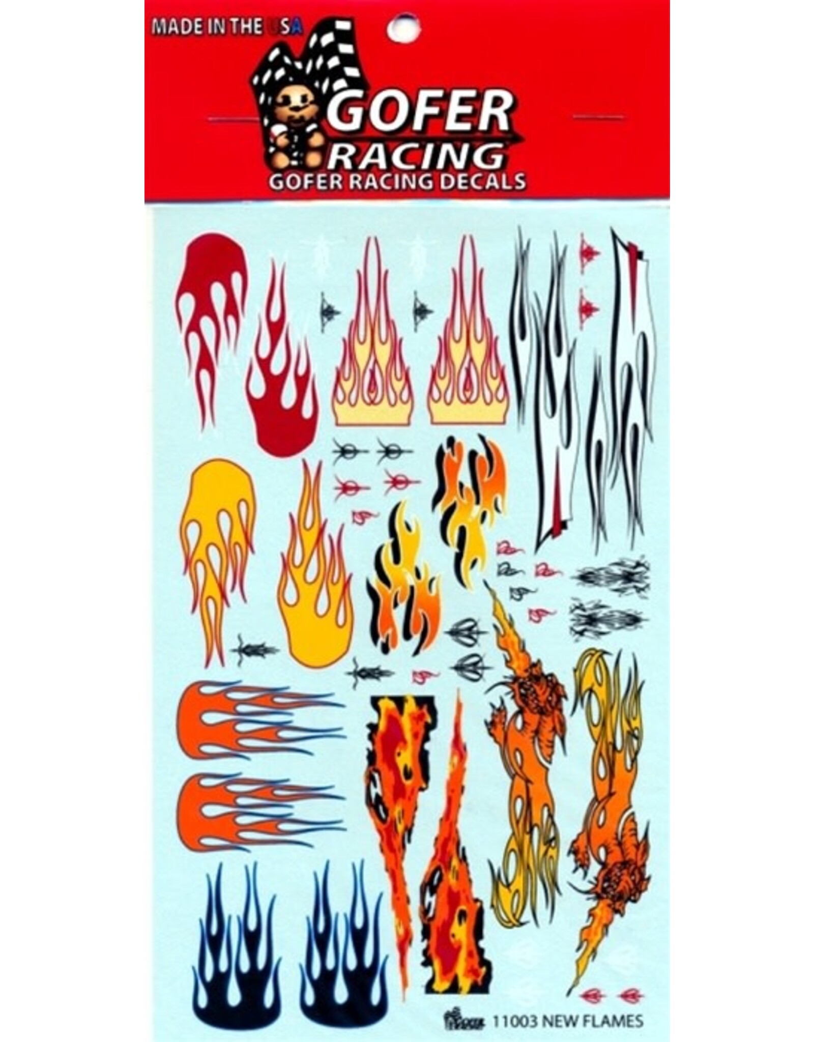 Gofer Racing Decals New flames decals 1/24